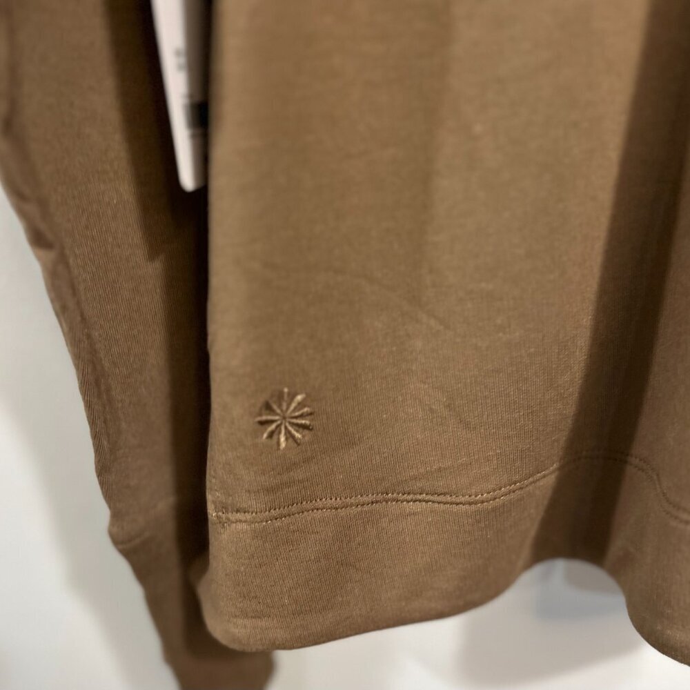 Athleta Coaster Luxe Recover High Hip Sweatshirt in Clay Color Size XL - Picture 2 of 8